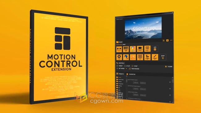 Motion Control v1.27 AE脚本与相关扩展资源素材预设包
