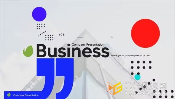 AE模板-通用版公司企业宣传短片商业品牌介绍通讯技术公司视频广告