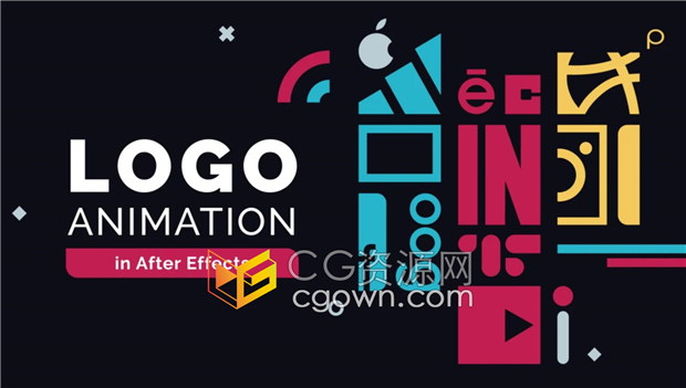 AE视频教程下载学习制作创意MG图形LOGO动画视频片头