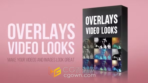 水彩画铅笔画布Luminar真实半色调等九种创意风格化叠加视频效果-AE模板