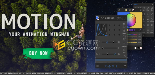 Motion v3.27 AE脚本Win/Mac制作MG运动图形工具免费下载