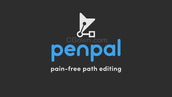 Penpal v1.4.0 AE脚本路径节点编辑助手功能强过Illustrator软件