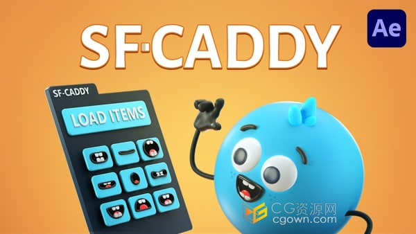 SF Caddy v2.8.4 AE脚本超级方便角色口型同步动画