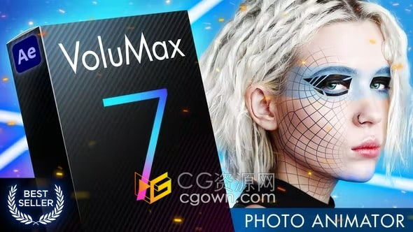VoluMax 7 照片制作3D动画视觉效果AE模板免费下载
