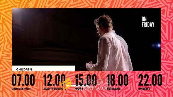 10个场景图像现代广播电视节目预告包装视频-AE模板