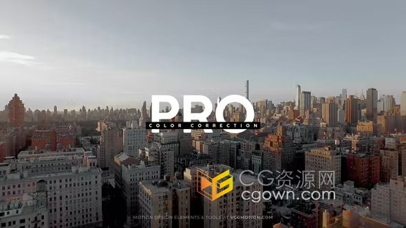 AE模板-115个色彩校正预设Color Correction – Pro