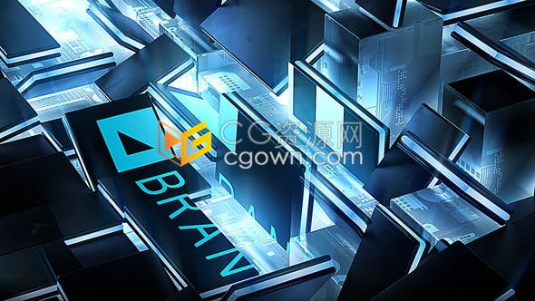 AE模板硬件GPU芯片处理器编程技术数字计算机科技宣传视频片头