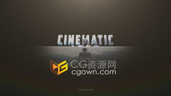 AE模板投影图片快速切换效果3D旋转立体文字效果宣传片头