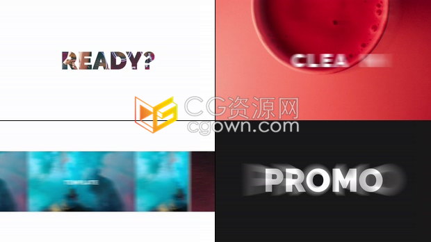 AE模板4K多用途设计动态节奏感跺脚风格快闪图文宣传简短视频