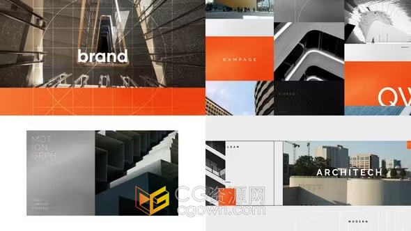 城市建设介绍视频商业公司品牌推广宣传片-AE模板