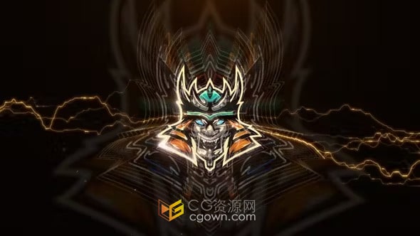 AE模板-Electrix FX快速闪电能量光线火花粒子标志动画