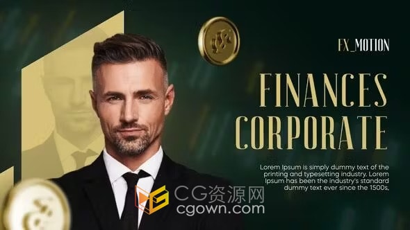 AE模板-互联网金融公司宣传片外汇交易银行业务介绍视频