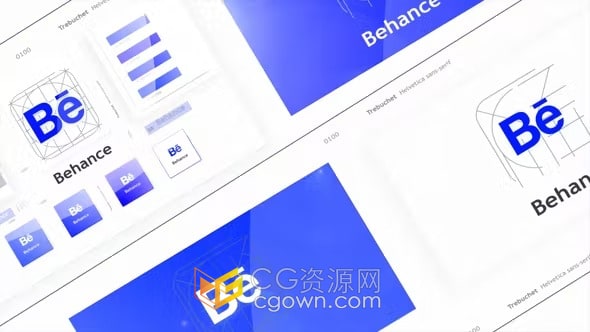 AE模板-4K现代建筑绘图设计标志显示Prototype Design