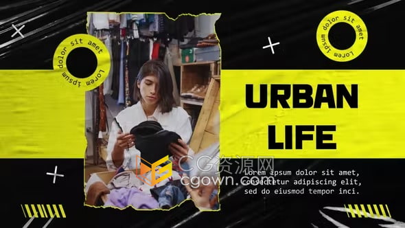 AE模板-现代城市幻灯片Modern Urban Slideshow