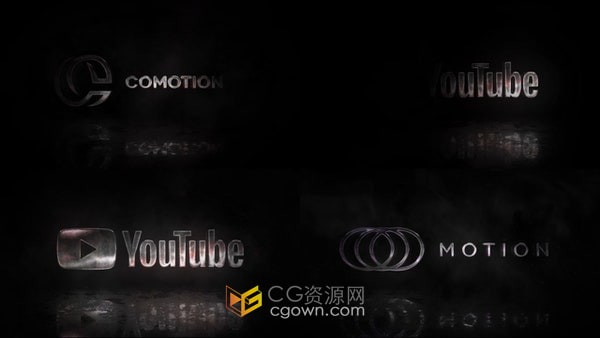 AE模板-4K超高清金属质感电影标志Metal Logo预告片简短介绍