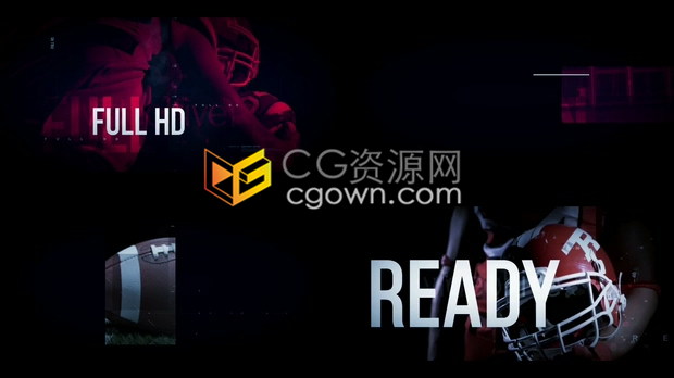 AE模板游戏开场赛场运动开幕动画体育栏目包装预告