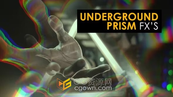 36个超酷炫创意十足的迷幻地下棱镜效果-AE模板
