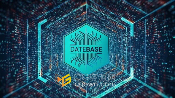 AE模板-数字信号处理系统游戏通行证网络技术宣传视频片头