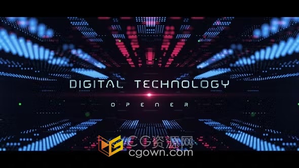 AE模板-数字技术开场白网络信息安全科技主题宣传视频