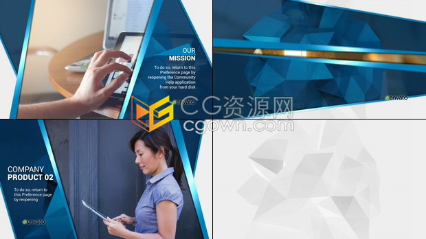 AE模板制作公司简介视频介绍企业发展业务合作推广宣传片