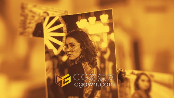 AE模板-定格动画摄影相框展示照片效果Motion Photography Frames