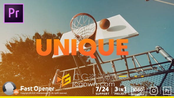 AE与PR模板-简短企业开场白旅游促销商业产品广告电视节目社交媒体推广