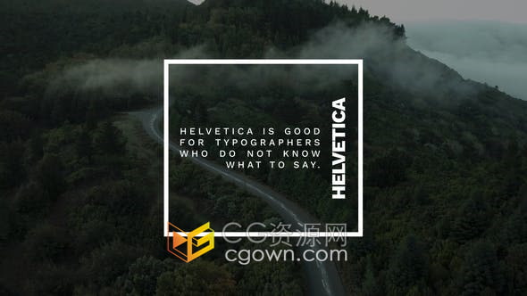 AE创建12组文字标题视频字幕动画模板