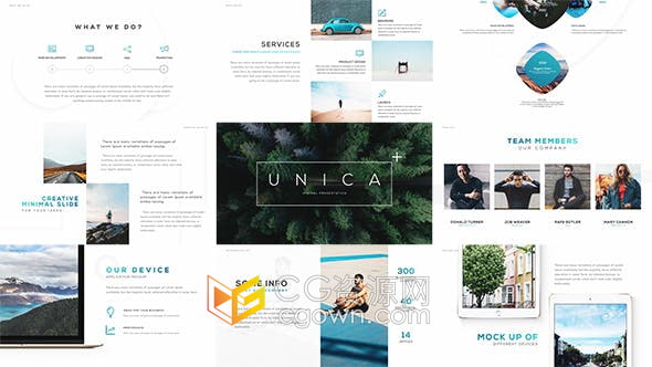 AE模板-代理业务公司电子商务办公室环境展示介绍宣传视频