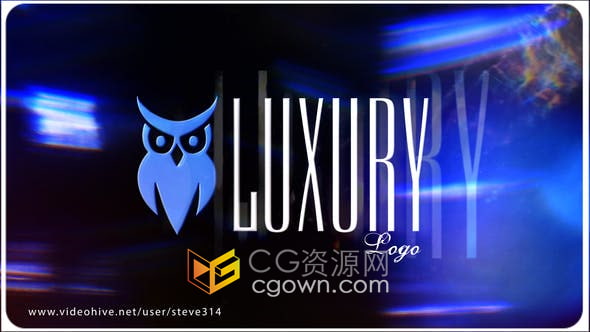 AE模板-魅力艺术光效动画演绎LOGO标志视频片头4K分辨率