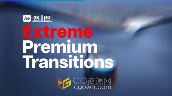 AE模板-极限运动镜头扭曲快速过渡效果Premium Transitions Extreme