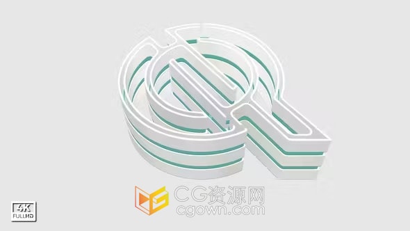 AE模板-闪亮LOGO多层标志轮廓叠加动画简单实用企业品牌片头