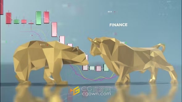 AE模板-交易介绍适合金融销售贸易投资银行业务公司标志片头