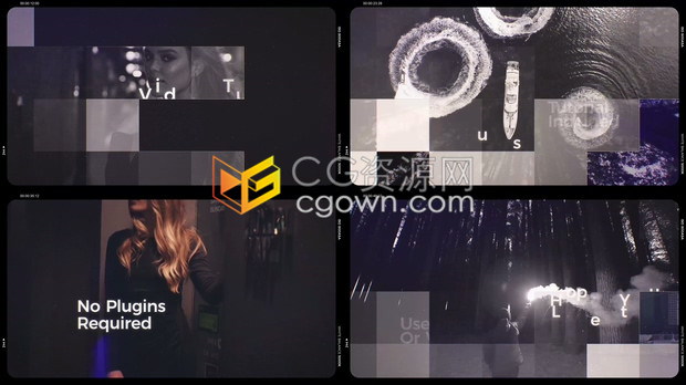 AE模板动感街拍花絮精彩旅途专辑时尚欢乐vlog视频制作