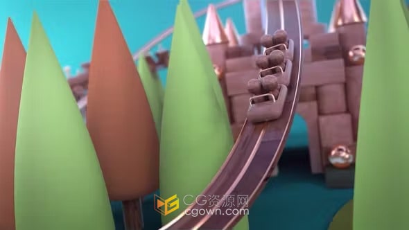 AE模板-卡通有趣玩具主题乐园儿童节目介绍开场白