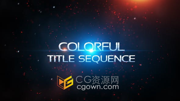 AE模板-动作电影预告片动态能量史诗粒子特效开幕介绍视频宣传