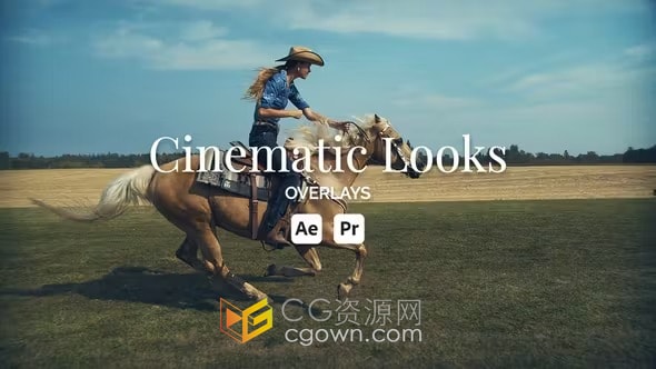 AE&PR模板-高品质的电影视觉风格色彩分级调色效果叠加工具