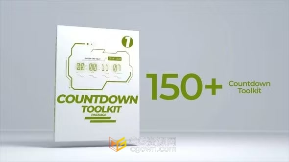 免费下载150多个倒数计时器工具包AE模板
