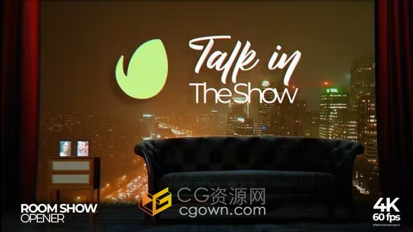 AE模板-访谈节目片头座谈会开场秀Opener Room Show