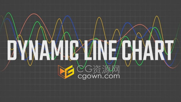Dynamic Line Chart v1.07 AE插件导入数据创建动态折线图效果