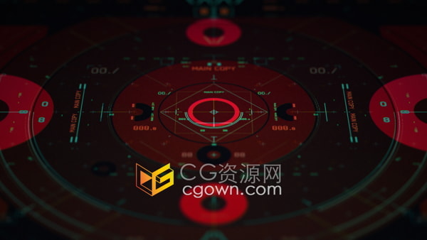 学习AE制作科技感HUD元素动画视频教程