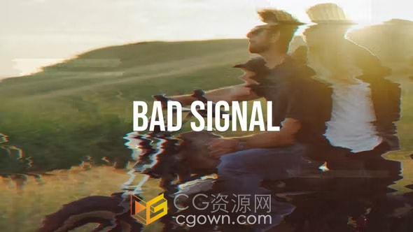 Bad Signal 20个故障效果不良信号画面效果制作AE模板