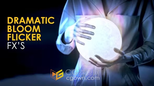 120种灯光光晕增强频闪闪烁绽放效果叠加元素-AE模板