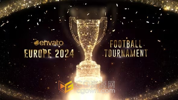 世界杯欧洲足球揭幕战开场视频宣传片头-AE模板