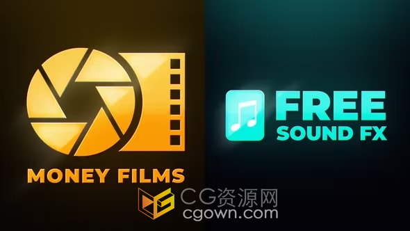 闪耀电流火花特效电影LOGO视频片头AE模板