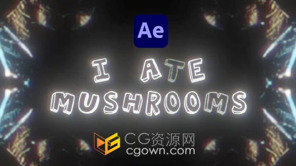 Mac版本I Ate Mushrooms v1.5.10 AE插件AI智能生成幻觉图像动画