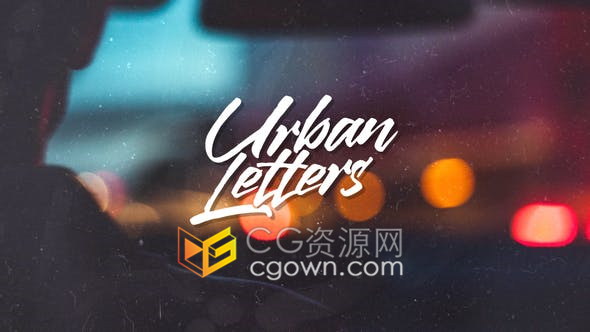 AE模板结合Typefacer脚本生成手写效果英文字母标题制作