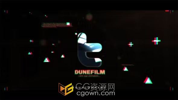 3D金属标志动画LOGO视频片头AE模板