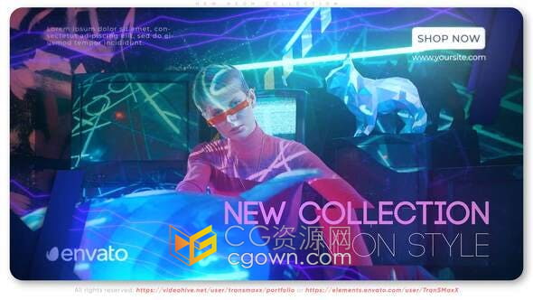 AE模板-霓虹灯系列特殊活动性感宣传片短视频剪辑介绍