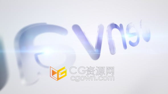 AE模板金光闪闪立体LOGO旋转企业标志介绍视频片头