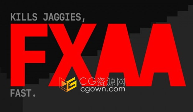 AE插件 FXAA v1.0 Win/Mac 画面边缘抗锯齿平滑柔优化工具